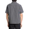 imageTheory Mens Noll Short Sleeve Camp Collar in Geo CottonBlackWhite