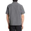 imageTheory Mens Noll Short Sleeve Camp Collar in Geo CottonBlackWhite
