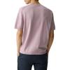 imageTheory Mens Relax Short Sleeve Crew Neck in Cotton Light TwistPale Mauve