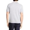 imageTheory Mens Short Sleeve Cable Polo in Eco BreachLight Grey Heather