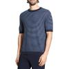 imageTheory Mens Stripe Tee in Pacific LinenBalticDark Rainstorm