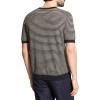 imageTheory Mens Stripe Tee in Pacific LinenBlackChino