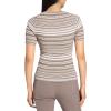 imageTheory Womens Rib Stripe TeeLight Cinder Multi