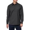 imageTheory Mens Irving Pocket in Wool ShirtingCharcoal MelangeNavy