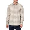imageTheory Mens Irving Pocket in Wool ShirtingSandWalnut
