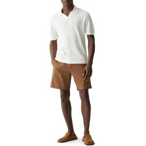 imageTheory Mens Brenan Polo in Pacific LinenWhite
