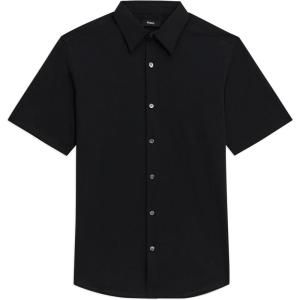 imageTheory Mens Irving Short Sleeve in Structure KnitBlack
