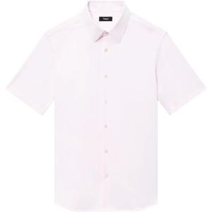 imageTheory Mens Irving Short Sleeve in Structure KnitDogwood