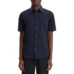 imageTheory Mens Irving Short Sleeve in Structure KnitEclipse