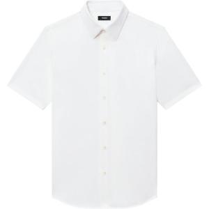 imageTheory Mens Irving Short Sleeve in Structure KnitWhite