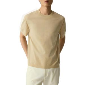 imageTheory Mens Relax Short Sleeve Crew Neck in Cotton Light TwistChino
