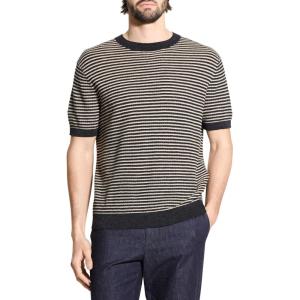 imageTheory Mens Stripe Tee in Pacific LinenBlackChino