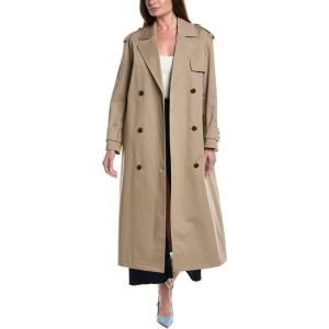 imageTheory Womens Oversized DoubleBreasted TrenchcoatSoft Taupe