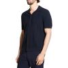 imageTheory Mens Camp Collar Shirt in Cotton Tech TwistBaltic