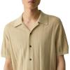 imageTheory Mens Camp Collar Shirt in Cotton Tech TwistChino