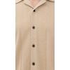 imageTheory Mens Camp Collar Shirt in Cotton TwistChino