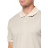 imageTheory Mens Geo Polo in Mod JacquardSandWalnut