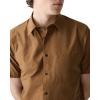 imageTheory Mens Noll Short Sleeve in Soft LawnDeep Tobacco