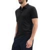 imageTheory Mens Noran Polo in Jersey LyocellBlack