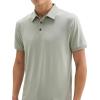 imageTheory Mens Noran Polo in Jersey LyocellGreenstone