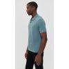 imageTheory Mens Short Sleeve Cable PoloDark Rainstorm