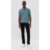 imageTheory Mens Short Sleeve Cable PoloDark Rainstorm