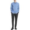 imageTheory Mens Sylvain Shirt in Structure KnitBlue Lake