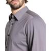 imageTheory Mens Sylvain Shirt in Structure KnitCarbon