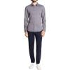 imageTheory Mens Sylvain Shirt in Structure KnitCarbon