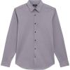 imageTheory Mens Sylvain Shirt in Structure KnitCarbon