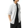 imageTheory Mens Sylvain Shirt in Structure KnitFog