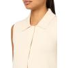 imageTheory Womens Zip Up Vest RNatural