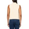 imageTheory Womens Zip Up Vest RNatural