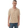 imageTheory Mens Camp Collar Shirt in Cotton TwistChino