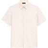 imageTheory Mens Irving Short Sleeve in Summer StripeChinoWhite