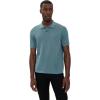 imageTheory Mens Short Sleeve Cable PoloDark Rainstorm