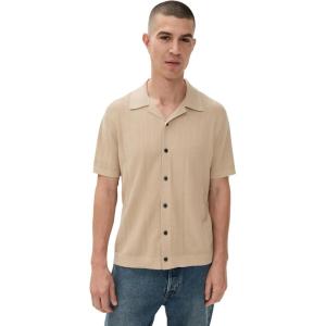 imageTheory Mens Camp Collar Shirt in Cotton TwistChino