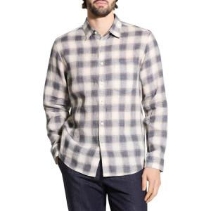 imageTheory Mens Irving Oe in Ombre CheckCarbon Multi