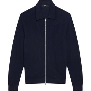 imageTheory Mens Mesh Polo Full Zip in Tactile CottonBaltic