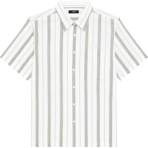 imageTheory Mens Noll Short Sleeve Shirt in Summer DobbyIvoryOrchard