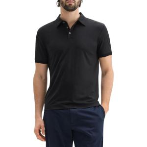 imageTheory Mens Noran Polo in Jersey LyocellBlack