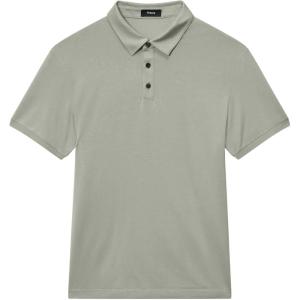 imageTheory Mens Noran Polo in Jersey LyocellGreenstone