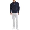 imageTheory Mens Polo Quarterzip in Light BilenBaltic