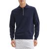 imageTheory Mens Polo Quarterzip in Light BilenBaltic