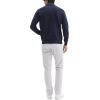 imageTheory Mens Polo Quarterzip in Light BilenBaltic