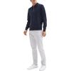 imageTheory Mens Polo Quarterzip in Light BilenBaltic