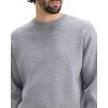 imageTheory Mens Relax Crewneck Long Sleeve in Light Bilen Melange Grey