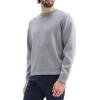 imageTheory Mens Relax Crewneck Long Sleeve in Light Bilen Melange Grey