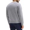 imageTheory Mens Relax Crewneck Long Sleeve in Light Bilen Melange Grey