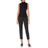 imageTheory Womens Cropped Thaniel Pull On PantBlack